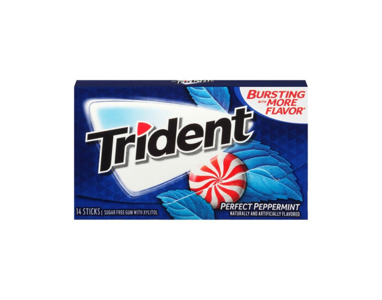 Chewing gum perfect peppermint Trident