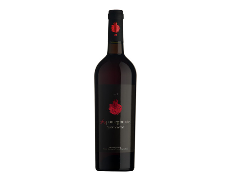 Semi-sweet pomegranate wine 365 Pomegranate Reserve
