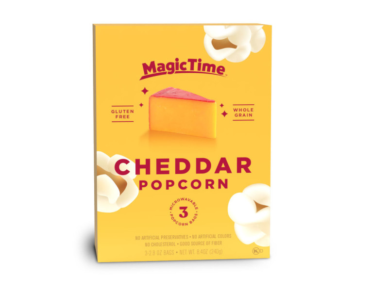 Попкорн с сыром чеддер 3 пакета Magic Time