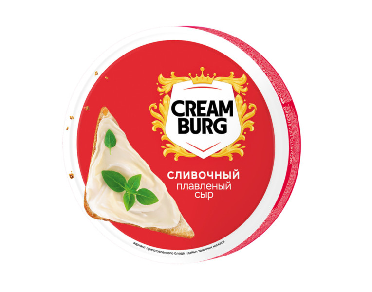 Պանիր հալած սերուցքային Cream Burg