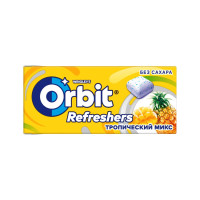 Chewing gum tropical mix refreshers Orbit
