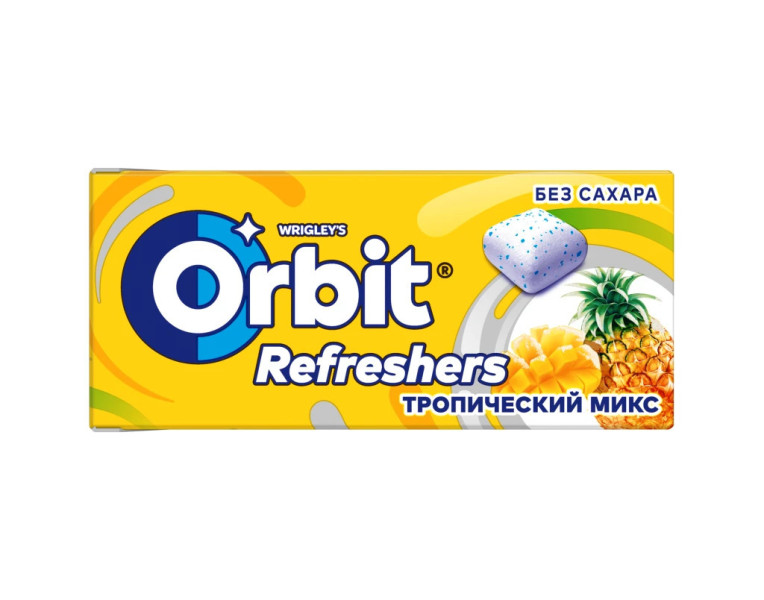 Жевательные подушки тропический микс refreshers Orbit
