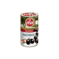 Черные маслины с косточкой супер  ITLV