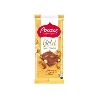 Молочный шоколад с миндалем со вкусом меда Nestle