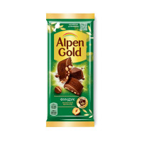 Молочная шоколадная плитка с фундуком Alpen Gold