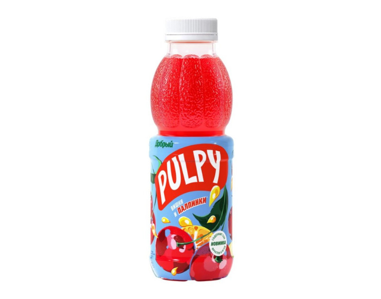 Juice-containing drink cherry Pulpy Добрый