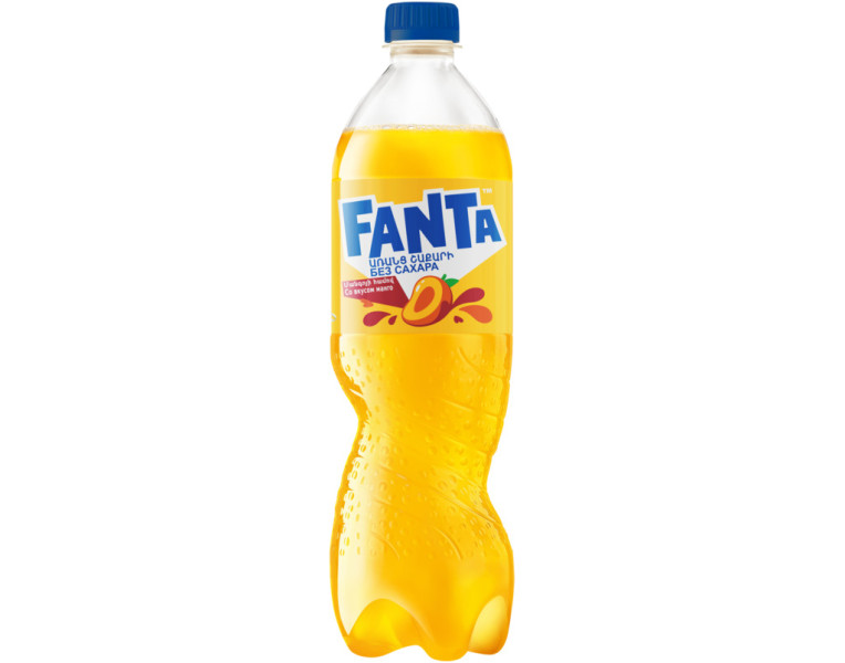 Refreshing carbonated drink mango zero Fanta