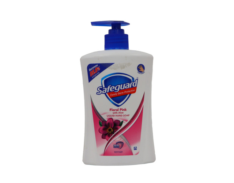 Liquid hand soap with aloe floral pink Safeguard