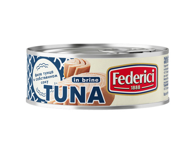 Tuna fillet in own juice Federici