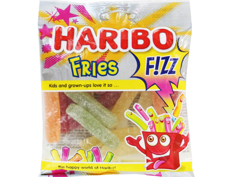 Marmalade fries fizz Haribo