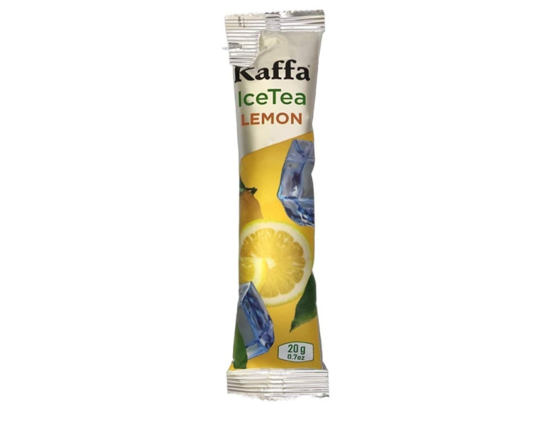 Instant tea drink with lemon flavor Kaffa