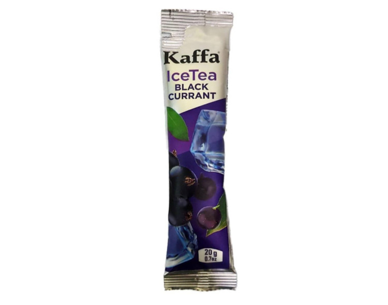 Instant tea drink with blackcurrant flavor Kaffa