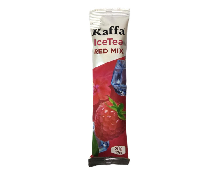 Instant tea drink with raspberry flavor Kaffa