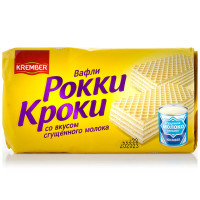 Вафли со вкусом сгущенного молока Рокки Кроки Krember