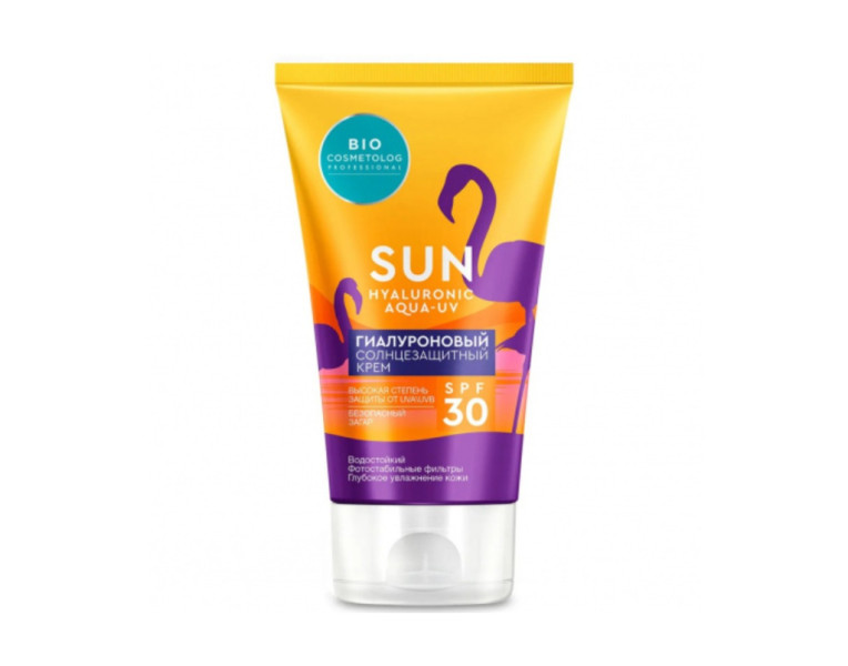 Hyaluronic sunscreen cream SPF 30 Bio cosmetolog