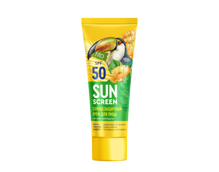 Солнцезащитный крем для лица SPF 50+ Fito