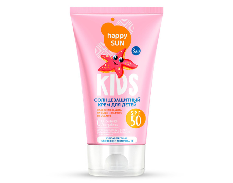 Солнцезащитный спрей для детей SPF 50 Happy Sun Kids