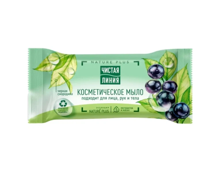 Hand soap cosmetic with blackcurrant aroma Чистая Линия