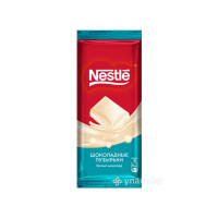 Chocolate bar white bubbles Nestle