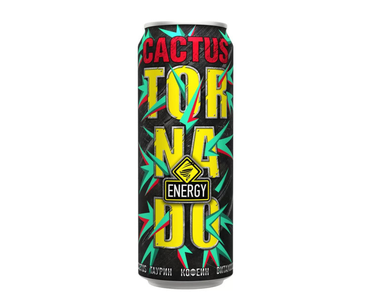 Non-alcoholic energy drink Cactus Tornado