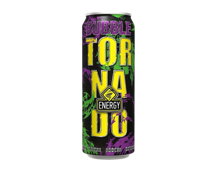 Non-alcoholic energy drink  Bubble Tornado