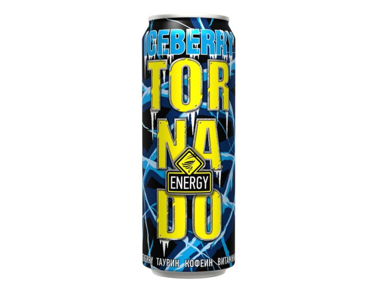 Non-alcoholic energy drink Blueberry Tornado