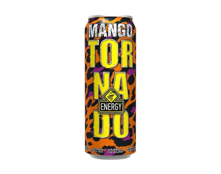 Non-alcoholic energy drink Mango Tornado