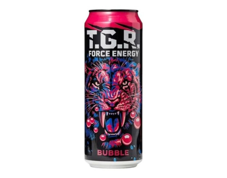 Non-alcoholic carbonated drink bubble T.G.R Force Energy