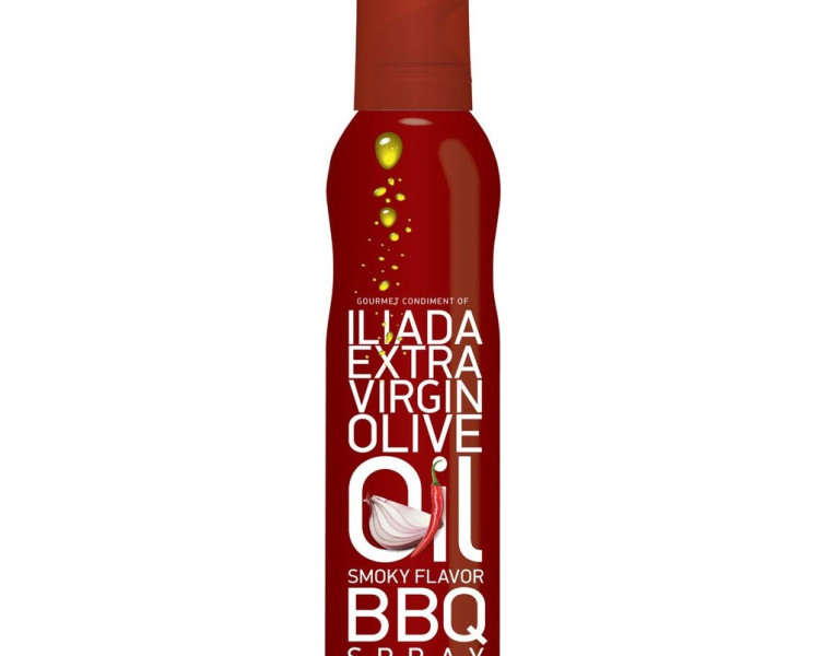 Spray olive oil with BBQ flavor Iliada