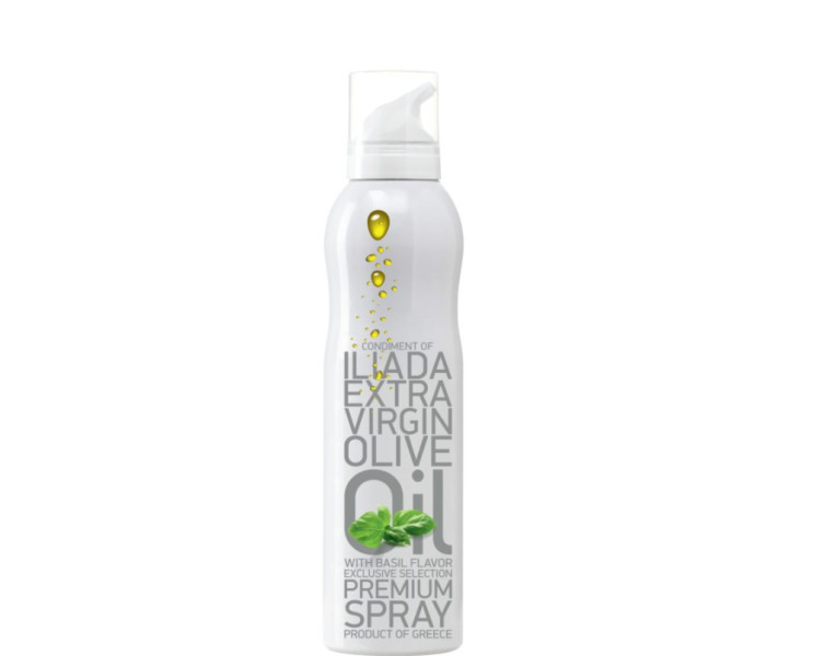 Olive oil spray with basil flavor Iliada