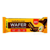 Wafer glazed bar with hazelnut ice cream flavor Bombbar