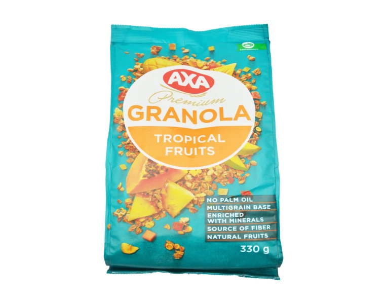 Crispy muesli with tropical fruits Axa